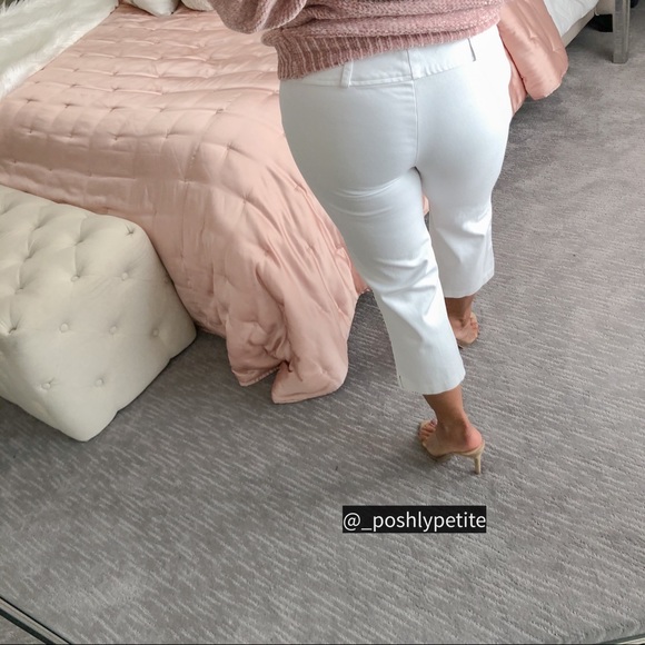 Forever 21 white cropped wide pants - Picture 4 of 10